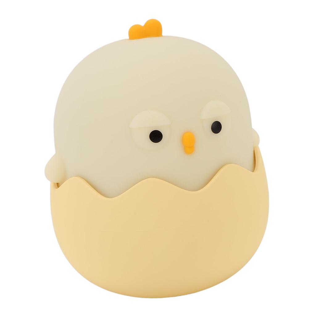 Eggshell Chick Night Light Cute 7 Color Dimmable Warm Light RGB LED Silicone Nursery Bedside Lamp for Bedroom Living Room Baby Feeding