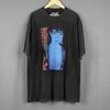 Perfect Blauw T-shirt Japanse Anime Satoshi Kon Paprika Millennium Actress Tokyo Godfathers Manga Heren Korte Mouwen Print Shirt