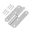 4 Inch Thick Stainless Steel Round Corner Detachable Hinge Bedroom Wardrobe Room Door Fireproof Flat Hinge