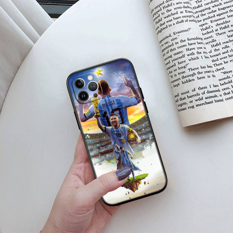 

Чохол для телефону II13 Messi для Redmi Note 8 9 10 11 12 13 13C 14C 12S 12C 11S 10C 10X 10A 10T 9A 9C 9T 9S 8A 8T Pro Max Plus Prime S2 A3 A3X Redmi Note 12S капрі