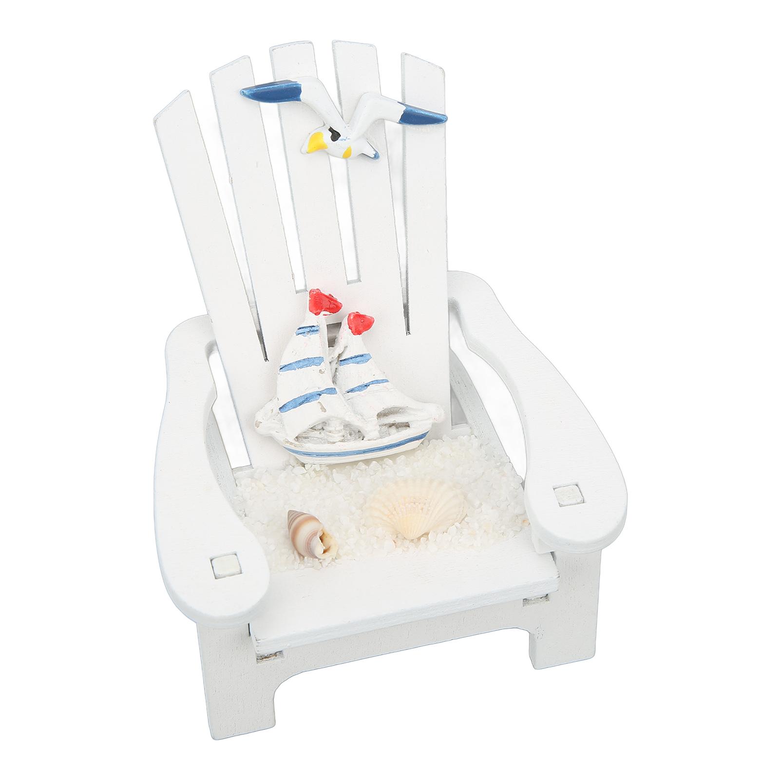 

Мини-пляжные стулья, украшения, изысканный дизайн, морская атмосфера, пляжные стулья, парусник, украшение для