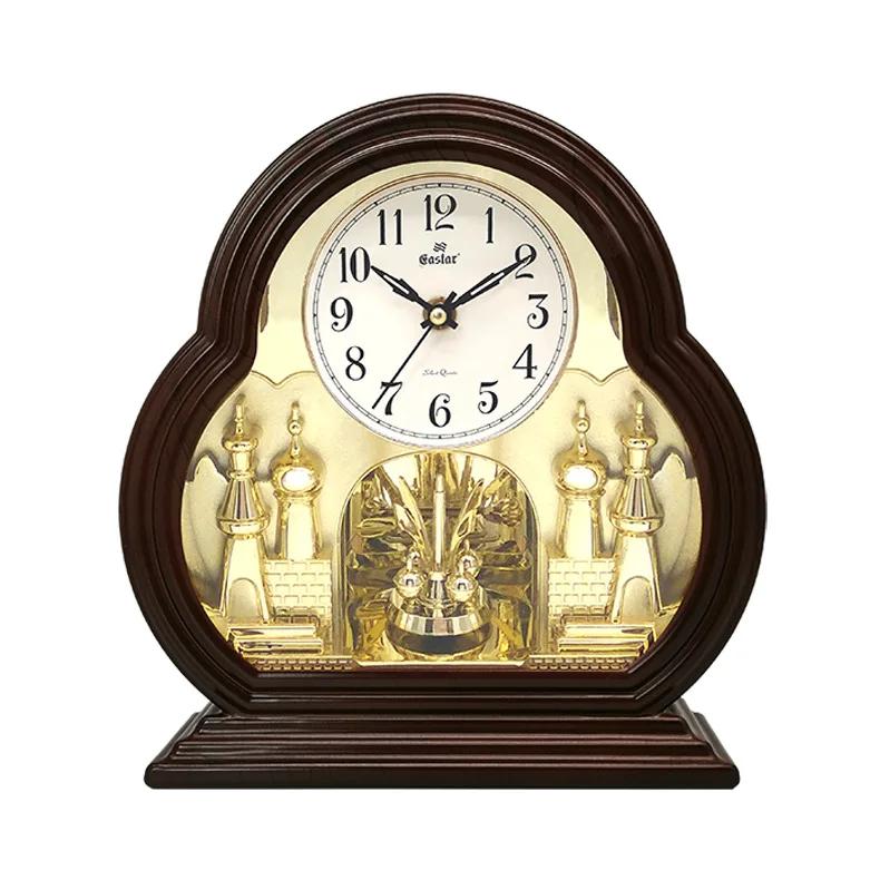 

Craft Swing Desk Stand Clock Retro Creative Mute Second Sweeping Clock Home Decoration Items Aesthetic Desk Vintage Clock