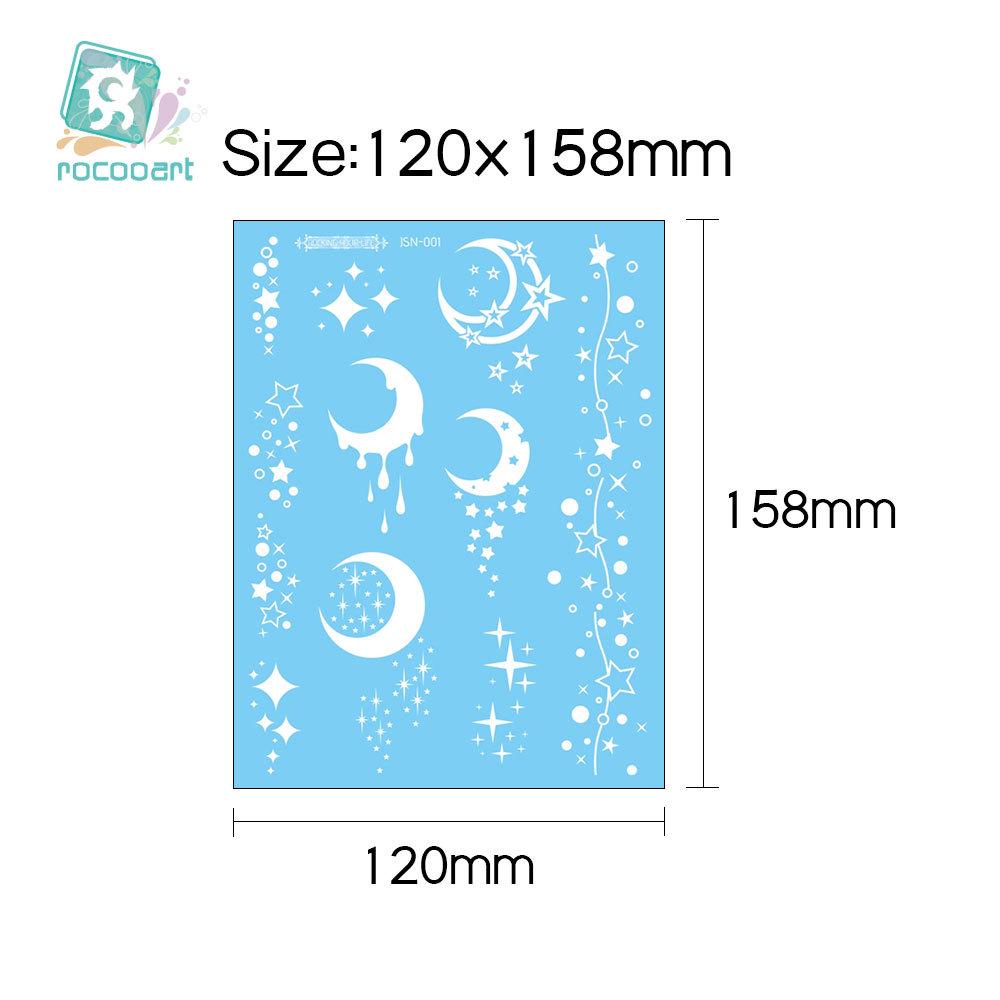 Ruikalong Waterproof Luminous Henna Butterfly Tattoo Stickers for Face and Arm