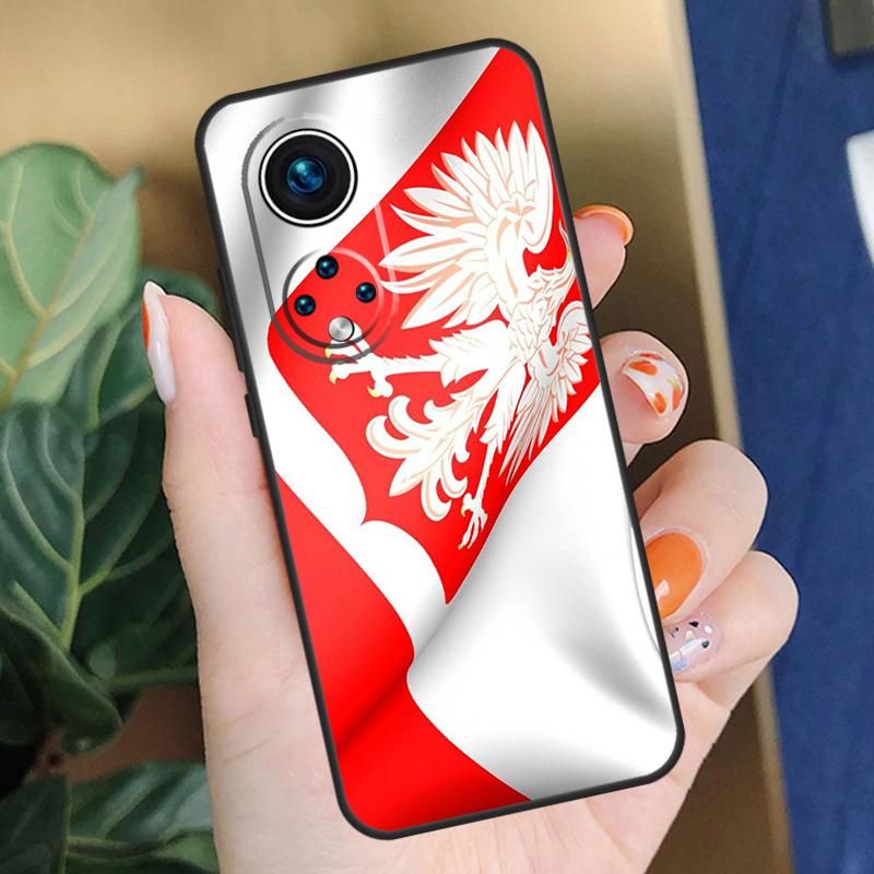 

Чехол с флагом Польши для Honor Magic 7 5 6 Pro 200 Lite Honor X8b X9c X9b X9a X8a X8 X9 50 70 90 Lite Honor X8a