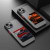 Coque de téléphone Cool pour iPhone 17 Pro Max 12 XS XR 7 8 SE 14 15 11 Air 16 Plus 13 Mini Housse Arrière Dessin Animé Voiture