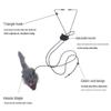 Attrape-chat automatique à clipser sur la porte: Jouet Souris Auto-Divertissant, Résistant aux Morsures & Outil de Décompression