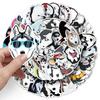 50 Husky Doodle Animaux de Dessin Animé Personnalisés Créatifs DIY Autocollants pour Skateboard Bagage Imperméables
