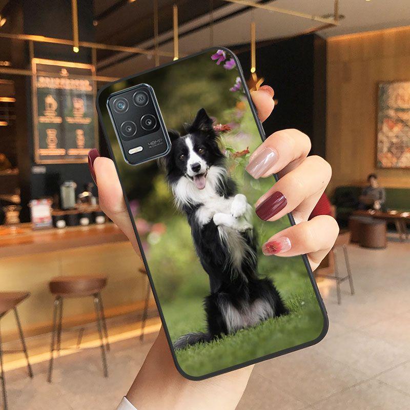 

Чехол для телефона с изображением собаки породы бордер-колли для oppo Realme 8Pro 6PRO 6i 7pro 9i 9pro C11 C21Y C21 C25Y C25S C3 Q3S XT Cases coque Realme 7PRO
