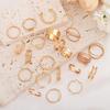 22-Piece Open Multi-Joint Heart and Butterfly Ring Set for Women