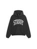 Unisex Washed Black Hooded/Round Neck Sweatshirt - Autumn/Winter Collection, Loose Fit with Plus Velvet, Trendy American Style.