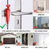 Security Door Lock Plastic Safety Locker Latch Locks Portable Household Dorm Bathroom Doors Stopper Supplies Gift