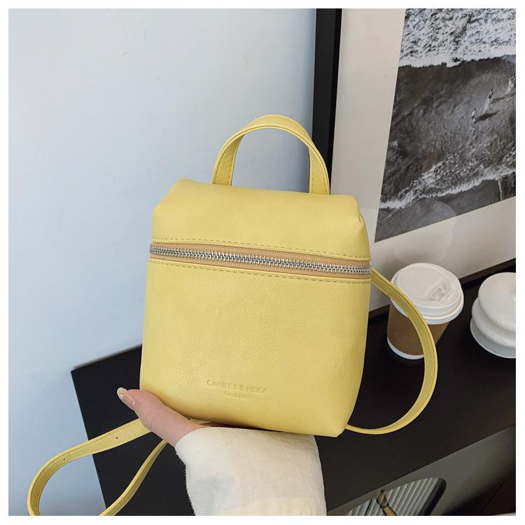 

Мини-сумка для мобильного телефона, женская новая модная универсальная сумка-ведро через плечо, летняя популярная маленькая сумка жёлтый