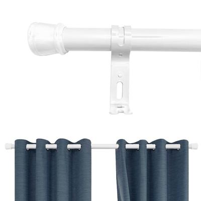 Roman Rod Metal Wrought Iron Rods Thickened Aluminum Alloy Spliced Curtain Rod for Windows Curtain Track Curtain Frame