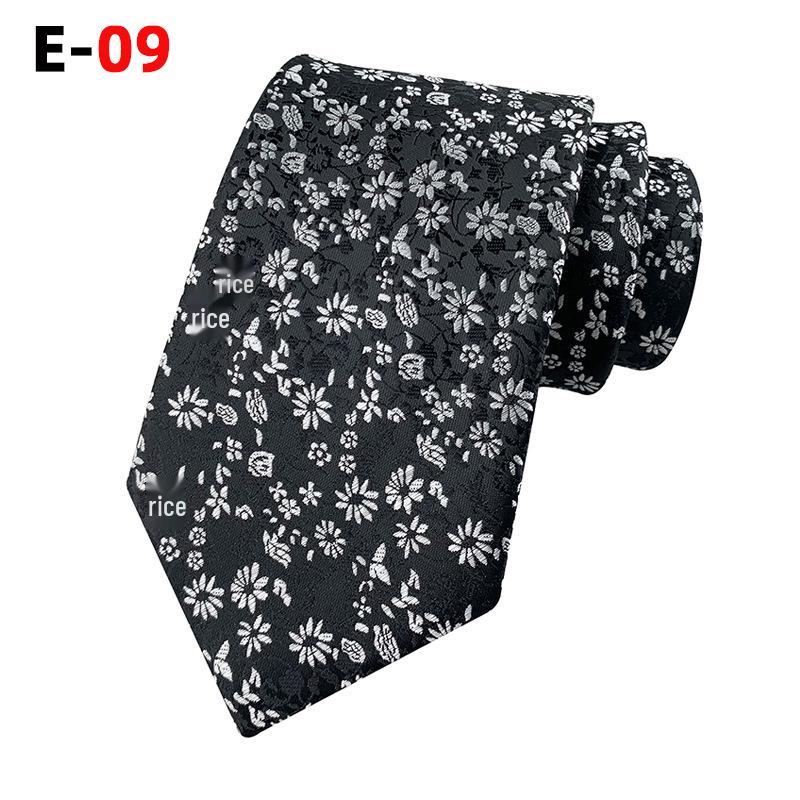 2026 Men's Houndstooth Gold Tie - Perfect for Weddings and Business