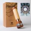 Growth Rings Wooden Nature Kaleidoscope Kit, Handmade Brass Rotatable Oil-Filled,Vintage Gift Box,Anniversary Birthday Gift
