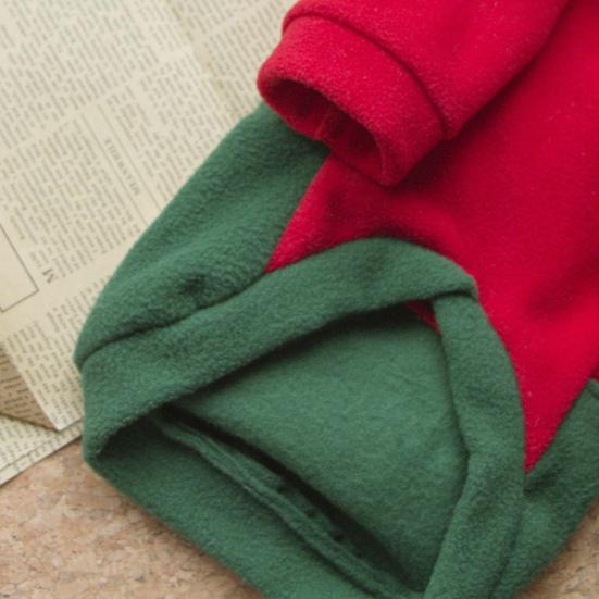 Christmas Series Decor Pet Clothing Durable Skin-friendly Keep Warmth Puppy Cats Warm Short Sleeve Shirt Outfit