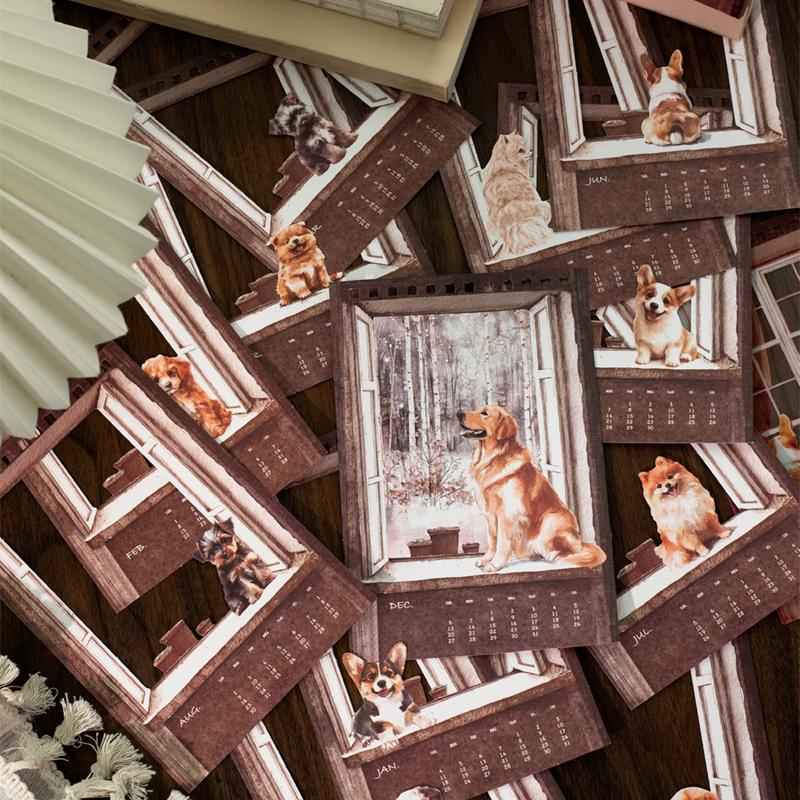 Companion Series 2026 Openwork Desk Calendar Creative Desktop Decor Multi-Functional Schedule Planner Minimalist Home Decor Gift