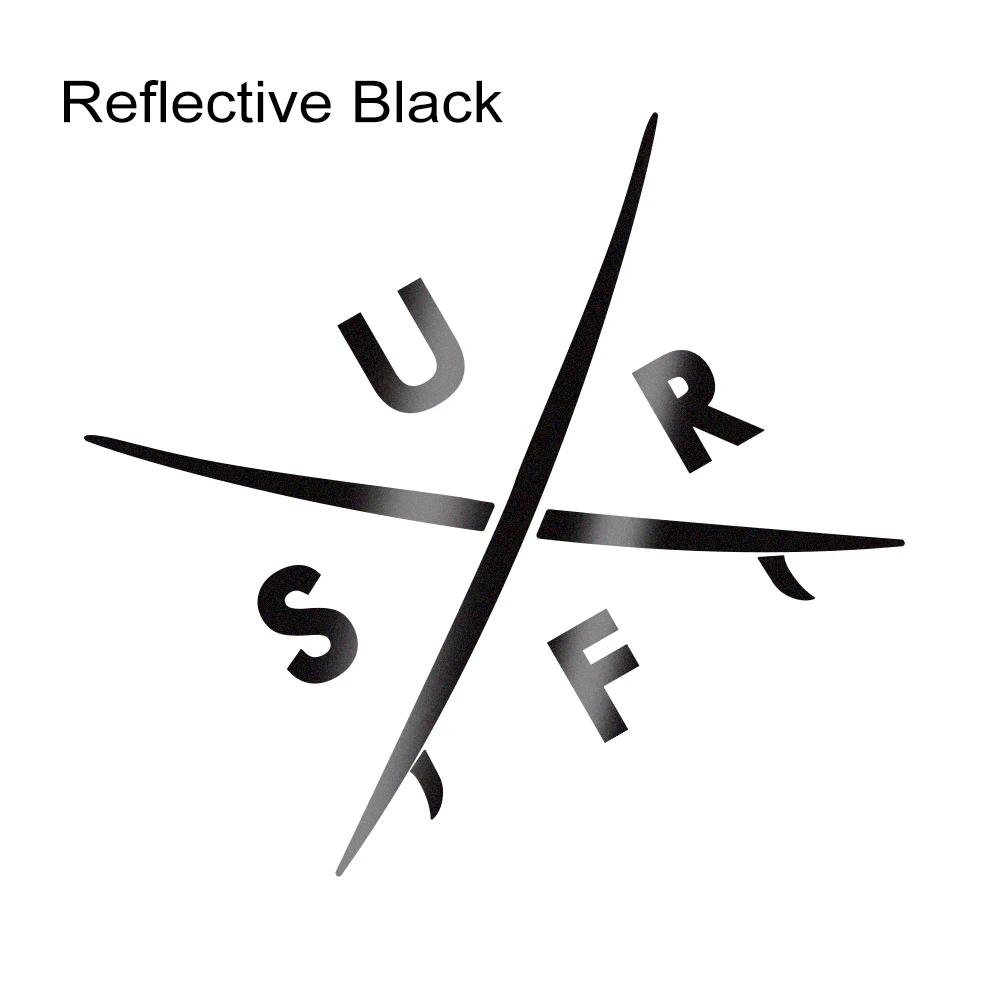 

Surf Sticker Reflective Decals Waterproof Car Window Bumper Side Body Truck SUV Styling DIY Decoration Vinyl Decals Accessories 1pc