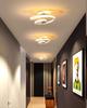 European Minimalist LED Ceiling Lamp Living Room Corridor Porch Hall Balcony Bedroom Decorative Lighting Lamps