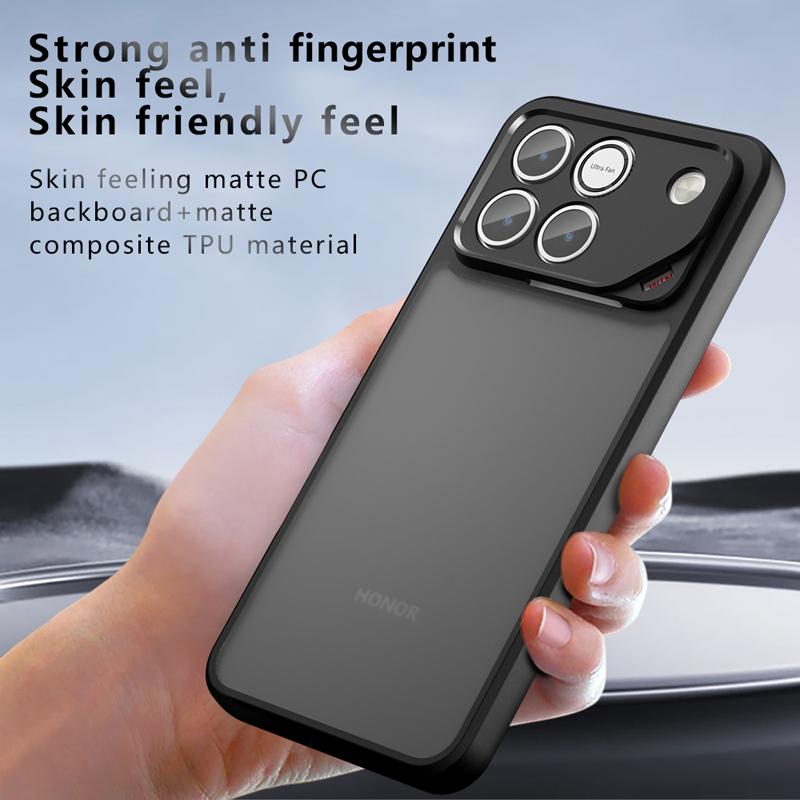 Case For Phone Yulin-003 For Honor Win Win Rt Case Shockproof Frosted Skin Feel Matte Pc+Tpu Anti-Fingerprint Transparent Cover For Honor Win Rt