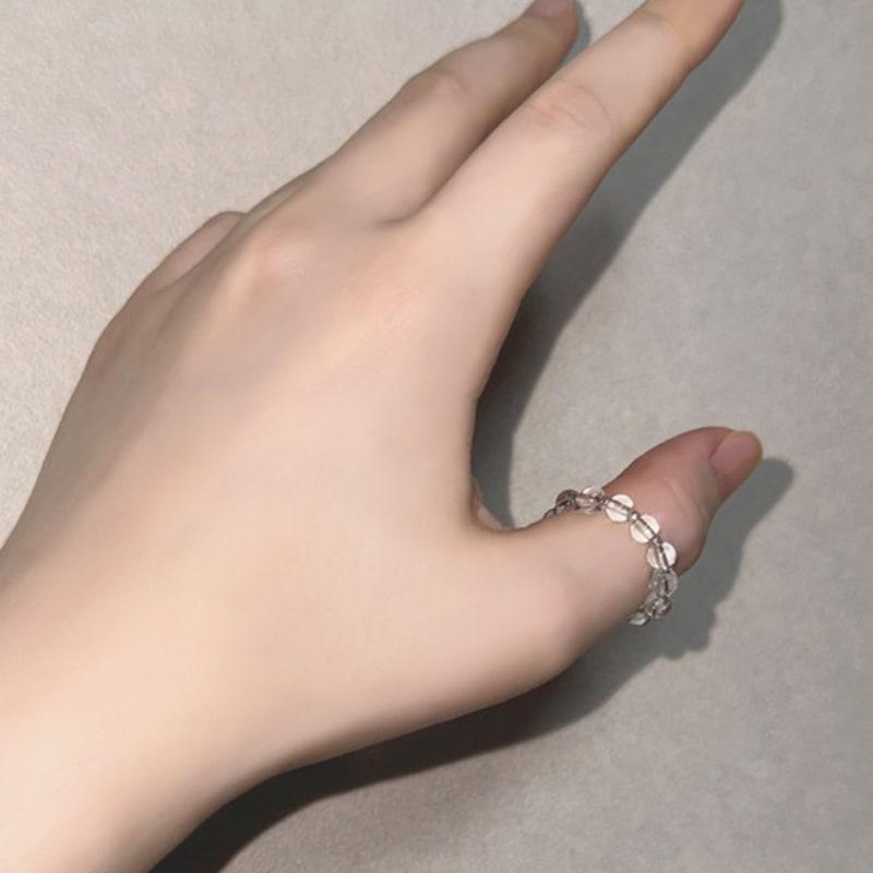 A Little Tickle Salt Bead Ring