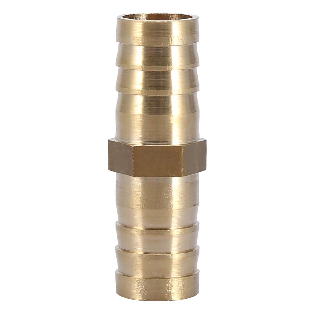 Conector de țeavă drept cu 2 căi, cu ghimpat din alamă, fiting de joncțiune 681012141620 mm