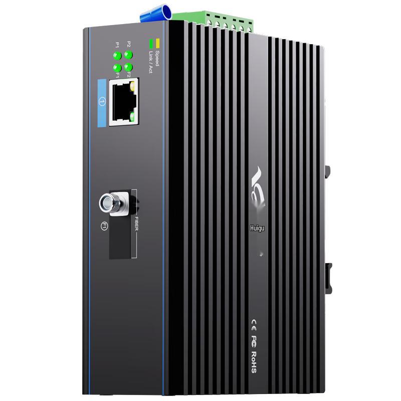 Huigu Industrial POE Fiber Optic Converter Switch