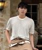 XOX Basic Cool Round Crop Short Sleeve Knit [Ivory St]