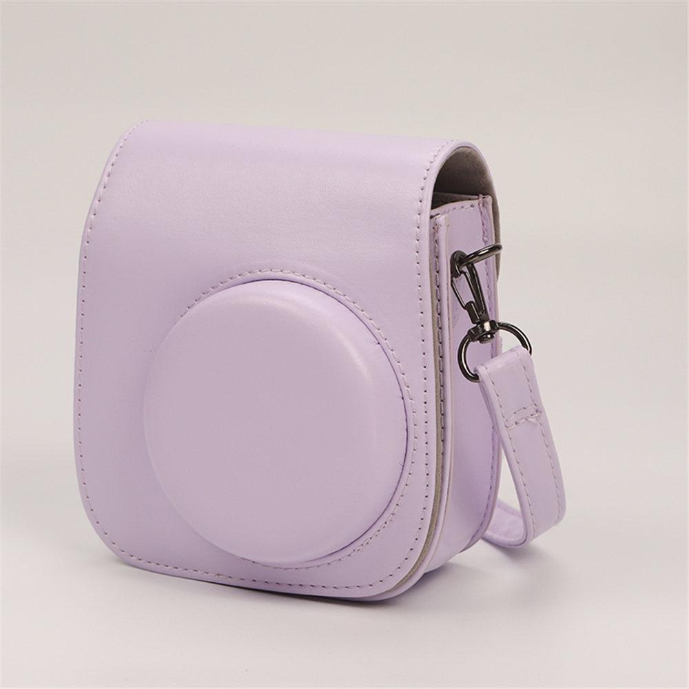 Für Instax Mini 12 11 8 9 Kameratasche PU-Leder Weiche Schutzhülle Reisetasche Für Fujifilm Filmkameratasche Mit Schultergurt