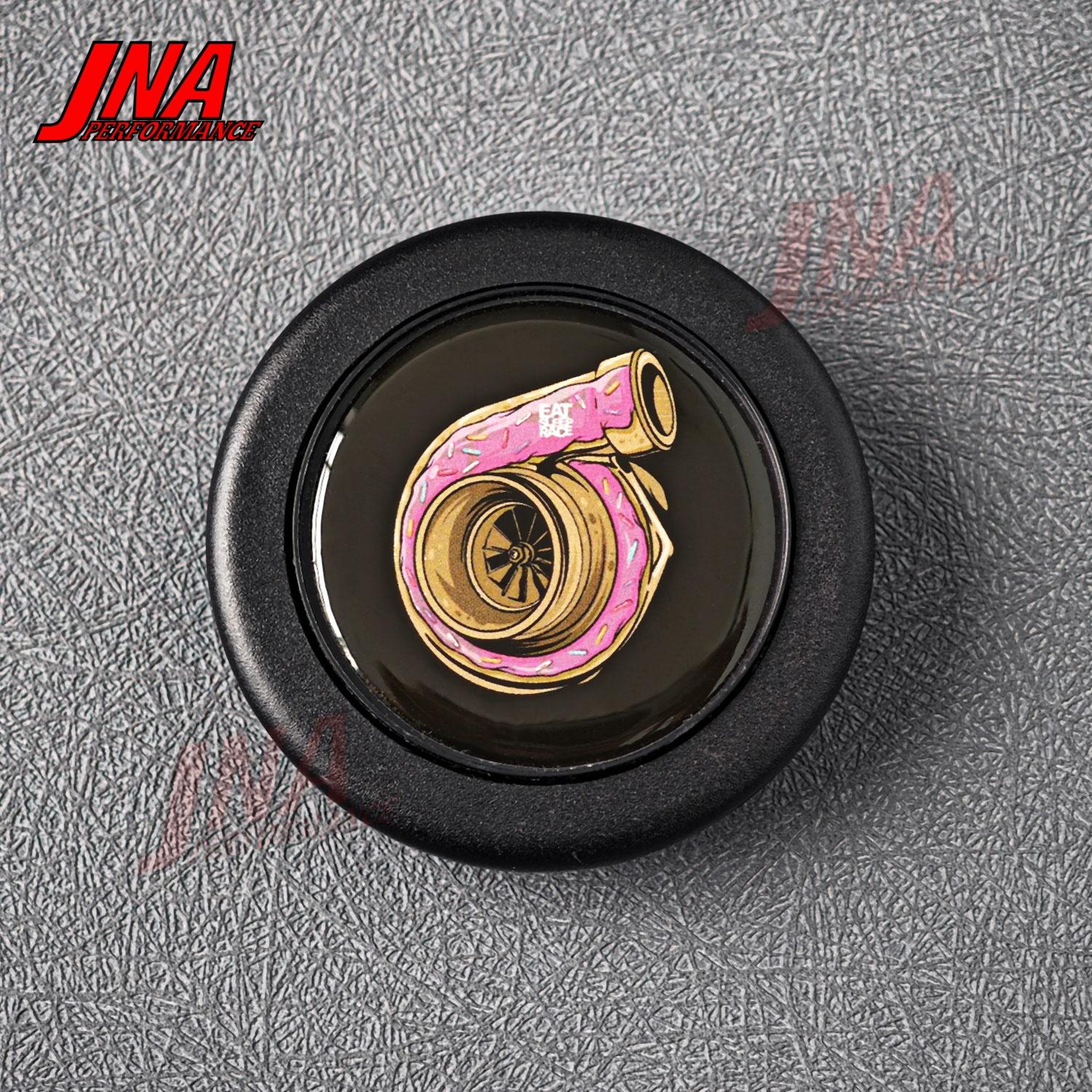 JDM Car Styling Racing Sport Steering Wheel Horn Button PC-HB01 Pink Turbo