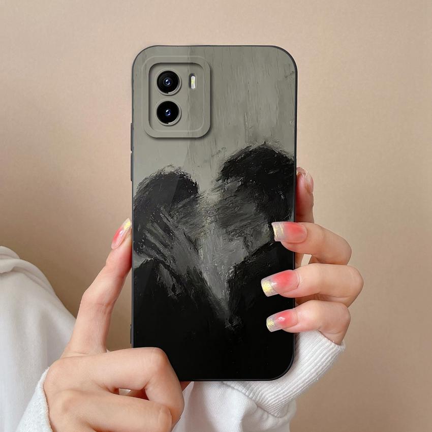 Pro Vivo Y01 Y02 Y02t Y03t Y16 Y17 Y18 Pouzdro na telefon Krásný Malý Květinový Vzor Silikonový Měkký Kryt Ochranná Fólie na Displej Kryt proti Pádu Pro Kryty Vivo