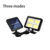Outdoor Solar Lights Waterproof 160COB Split Wall Lamps 3 Modes Motion Sensor Remote Control for Garden Patio Path Street Lights