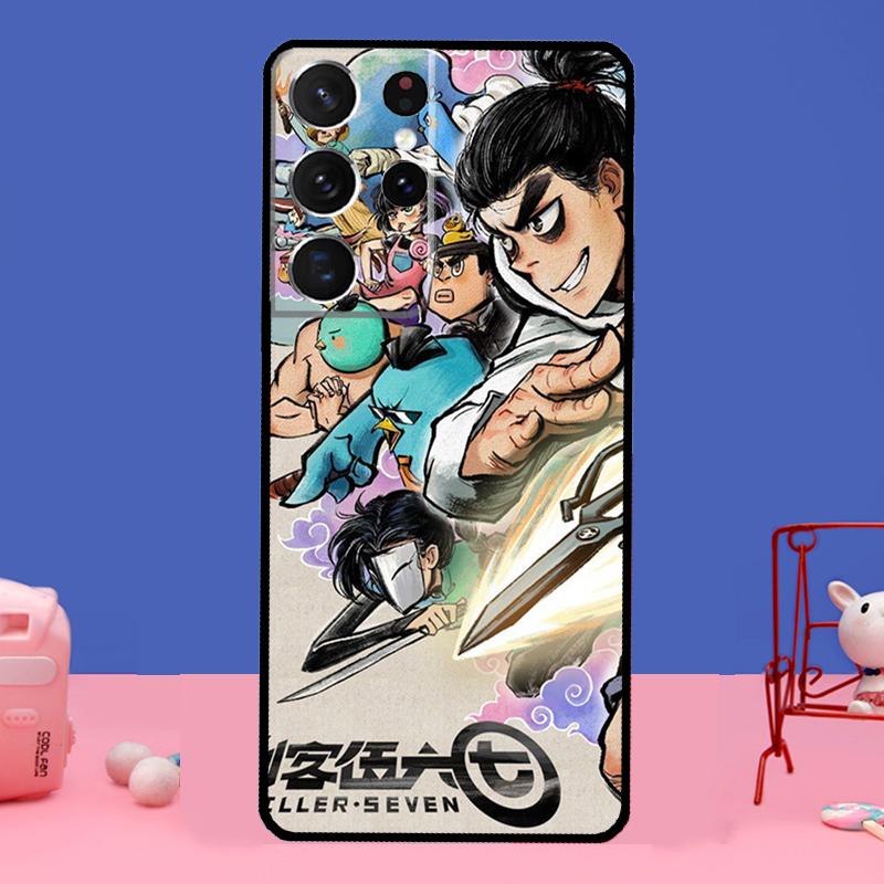 

Чехол для телефона в стиле аниме Scissor Seven для Samsung Galaxy S22 Ultra S8 S9 S10 Plus Note 20 Ultra S20 FE S21 Ultra Note 10 Plus