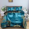 Family Buddha Mandala Comfortable Duvet Quilt Cover Pillowcase Bedding Set Children Bedroom Decoration Home Textile