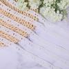 CHGCRAFT 16 Yards White Cotton Eyelet Lace Embroidery Ribbon Edge Floral Cotton Lace Ribbon Embroidery Lace Trim DIY Accessories for Sewing Clothes
