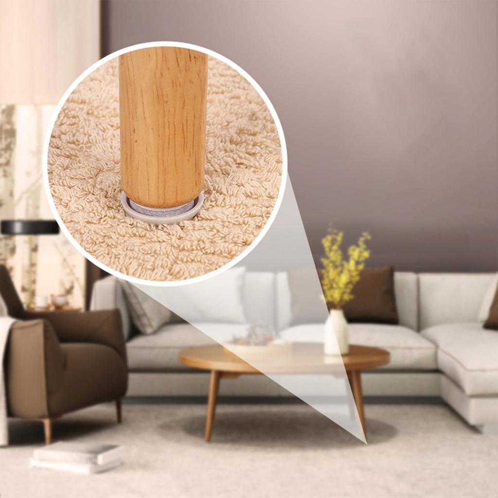 24pcs Silents Without Slip Table Leg Pad Floor Protectors for Home and Office Use with Easy Installation Designs
