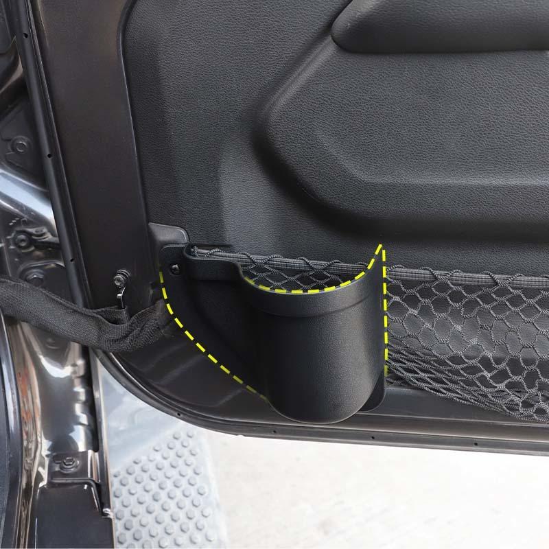 Front Door Net Pocket Storage Box Organizer Container For Jeep Wrangler JL For JT Gladiator 2018 Up 2/4-Door Stowing Tidying Accessories