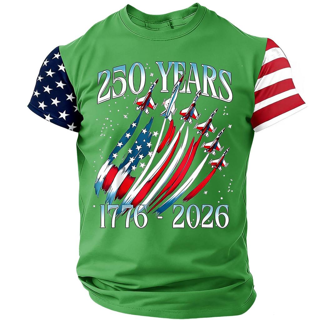Men's Casual Round Neck Lightweight Breathable Short-Sleeve Top