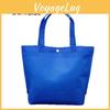 Elegant Foldable Button Shopping Bag Reusable Tote Pouch For Women Travel Needs