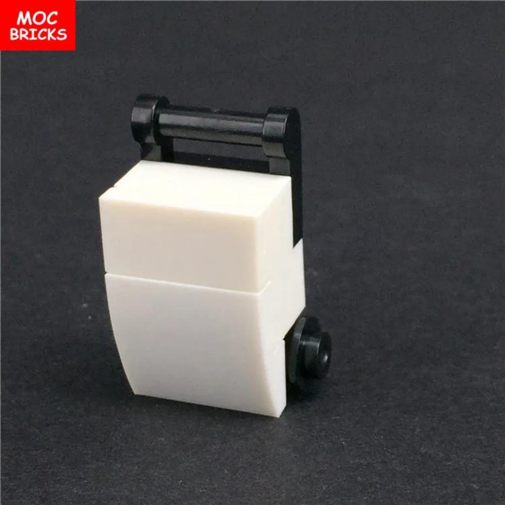 MOC Bricks Bike Notebook Camera Dollar Luggage Trash Bottle City Accessories View DIY Educational Building Blocks Friends Gifts