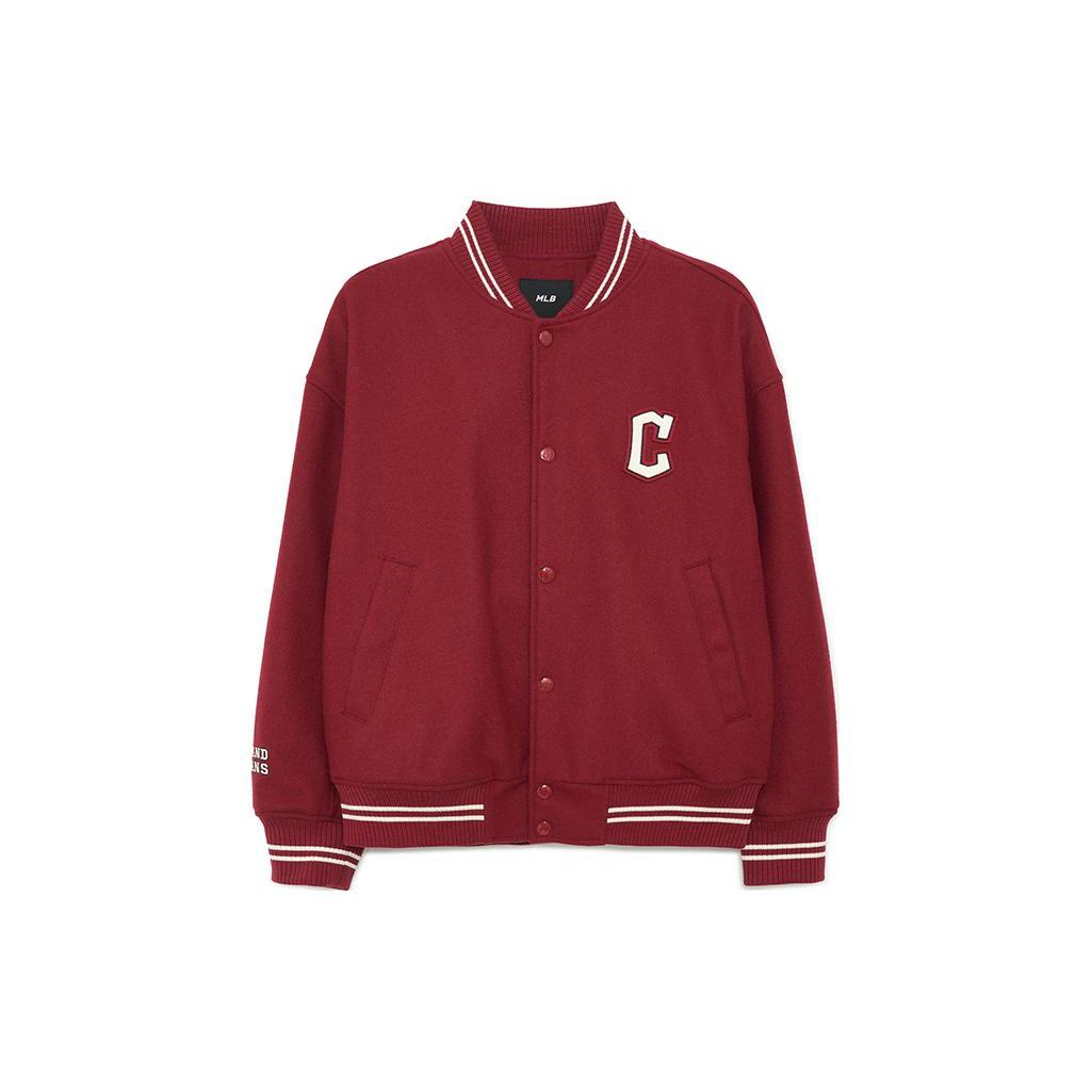 MLB Cleveland Indians Baseball Jerseys Unisex Dark Burgundy Baseball Collar Moderate Straight Fit 3AJPV0134-45WIS XL