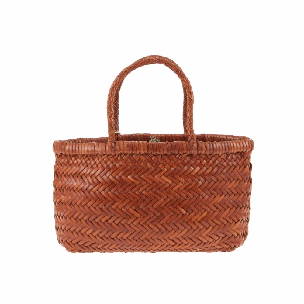 Dragon Diffusion 8809 Tan Mini Flat Gora Tote Bag