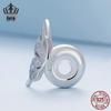 Butterfly Silicone Spacer Beads S925 Sterling Silver DIY Jewelry BSC823