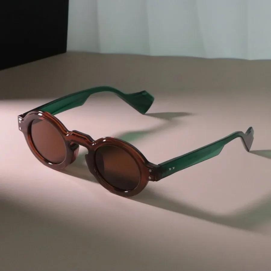 Stylish Round Sunglasses Women Men Vintage Brand Mirror Lens Simple Sun Glasses Female Male Cool Colors