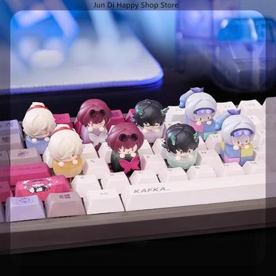Honkai: Star Rail Fingertipp Keycap Serie miHoYo Blind Box Modell Cartoon Sammlung Heimdekoration Überraschungsgeschenk Auf Lager
