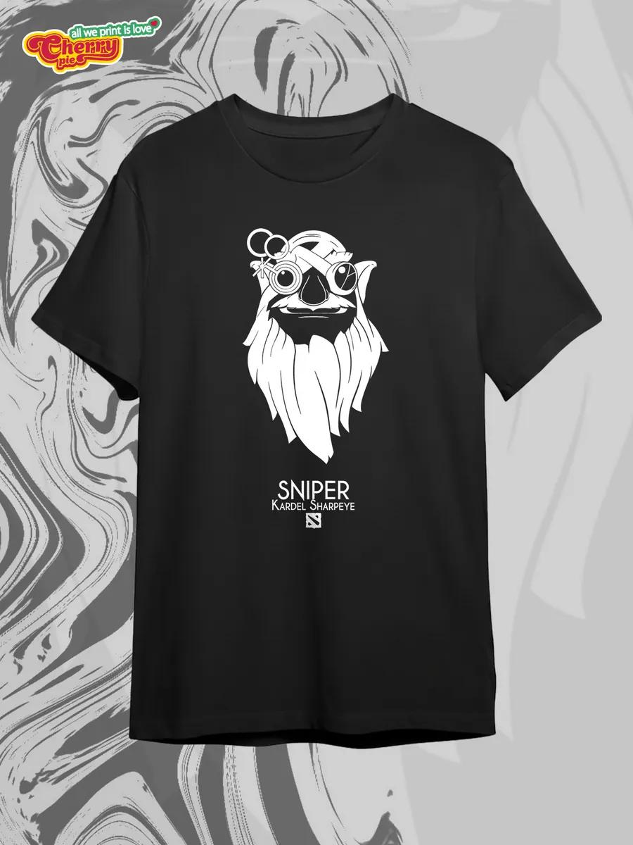Black T-shirt with Azathoth print S