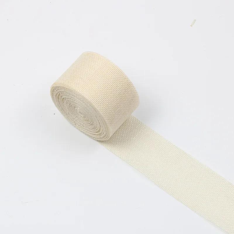 10M DIY Rustic Jute Ribbon Colorful Woven Linen Ribbon Burlap Hemp Fabric Hessian Hemp Cloth Christmas Wedding Decor linen rolls