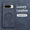 Leather Magnetic Phone Case For Google Pixel 8 Pro Case For Google Pixel 9 Pro XL 7A 8A 7 Pro Wireless Charging Matte Back Cover