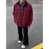 Mens Short Jacket Vintage Detroit Workwear Aviator Style Fall Trendy Outerwear