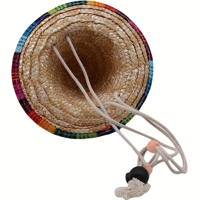 Summer Pet Cat Hat Adjustable, Breathable, Fashionable Cat and Dog Sun Protection Decoration Design Party Supplies